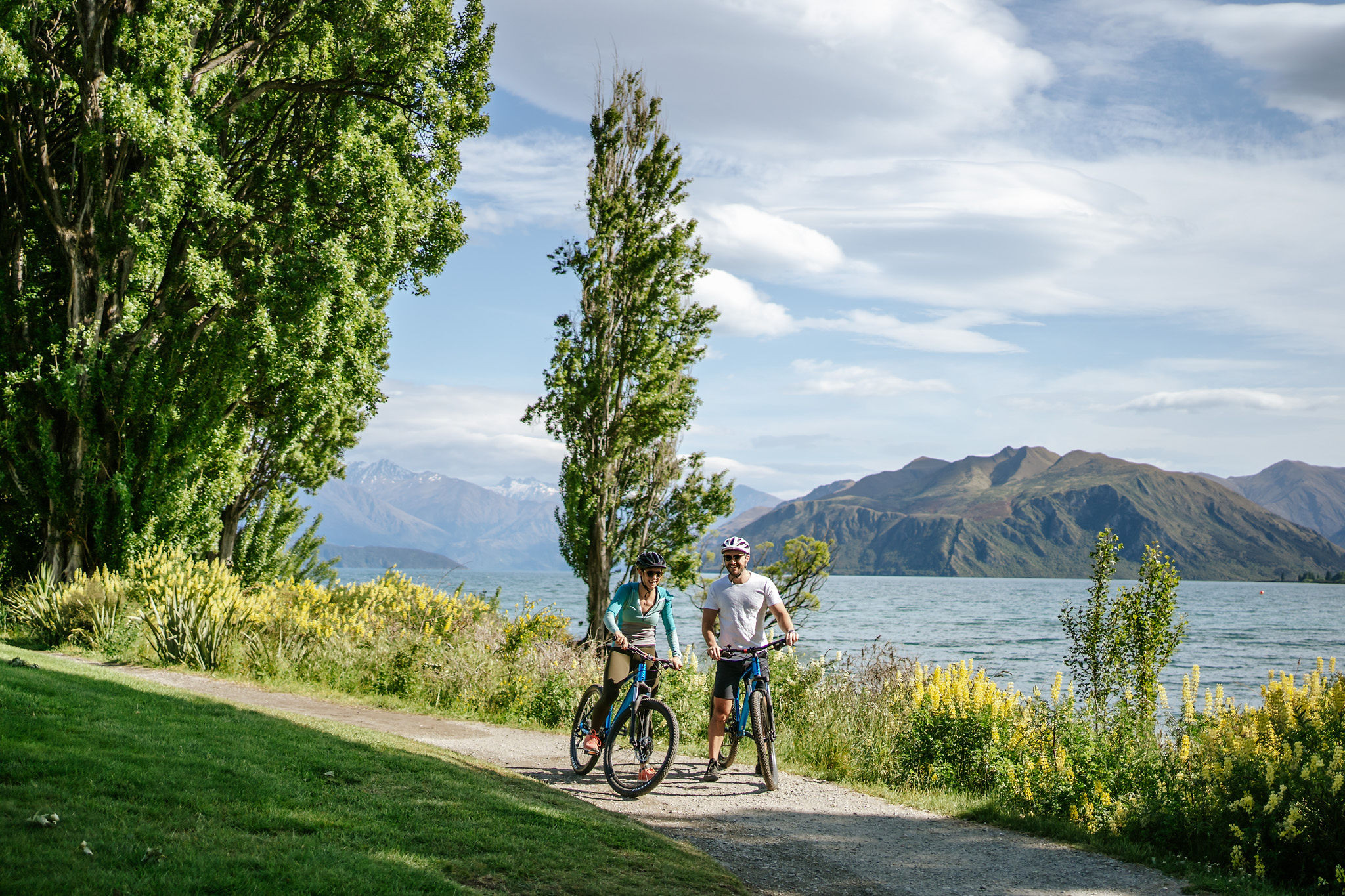 Bike along the trail from the hotel into Wanaka Central a few minutes away.