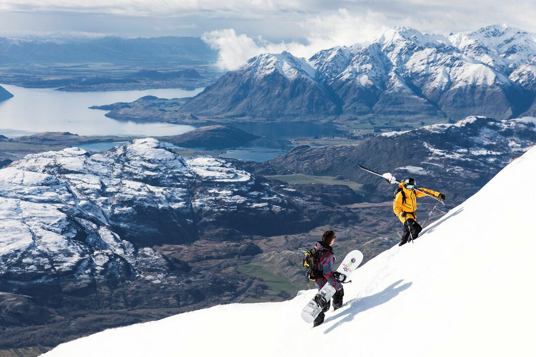 Treble Cone Ski Field a short drive from Edgewater Hotel