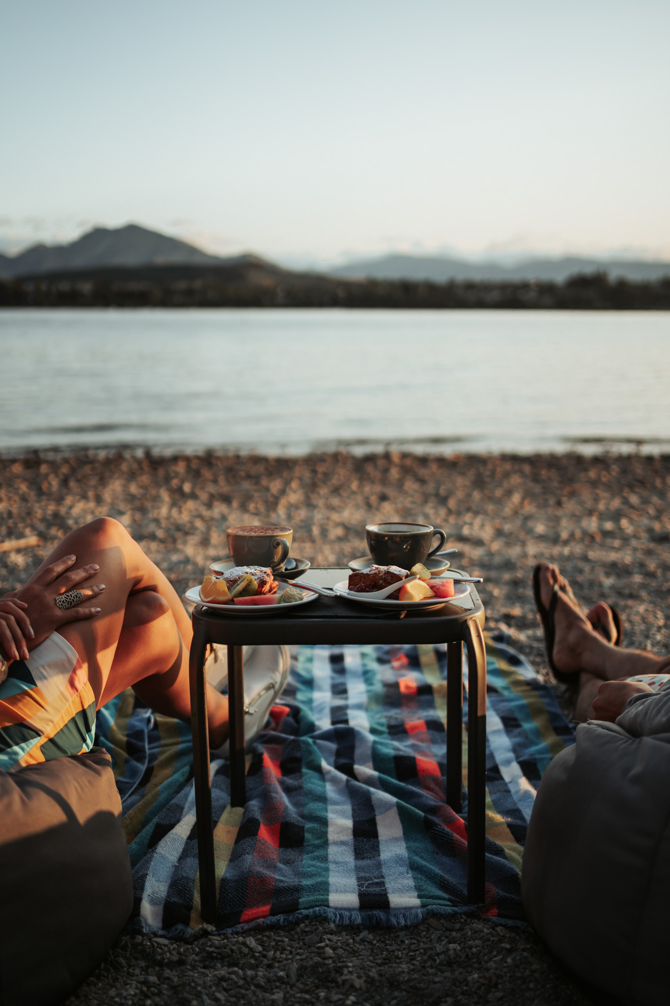 Enjoy a cuppa at the water's edge.