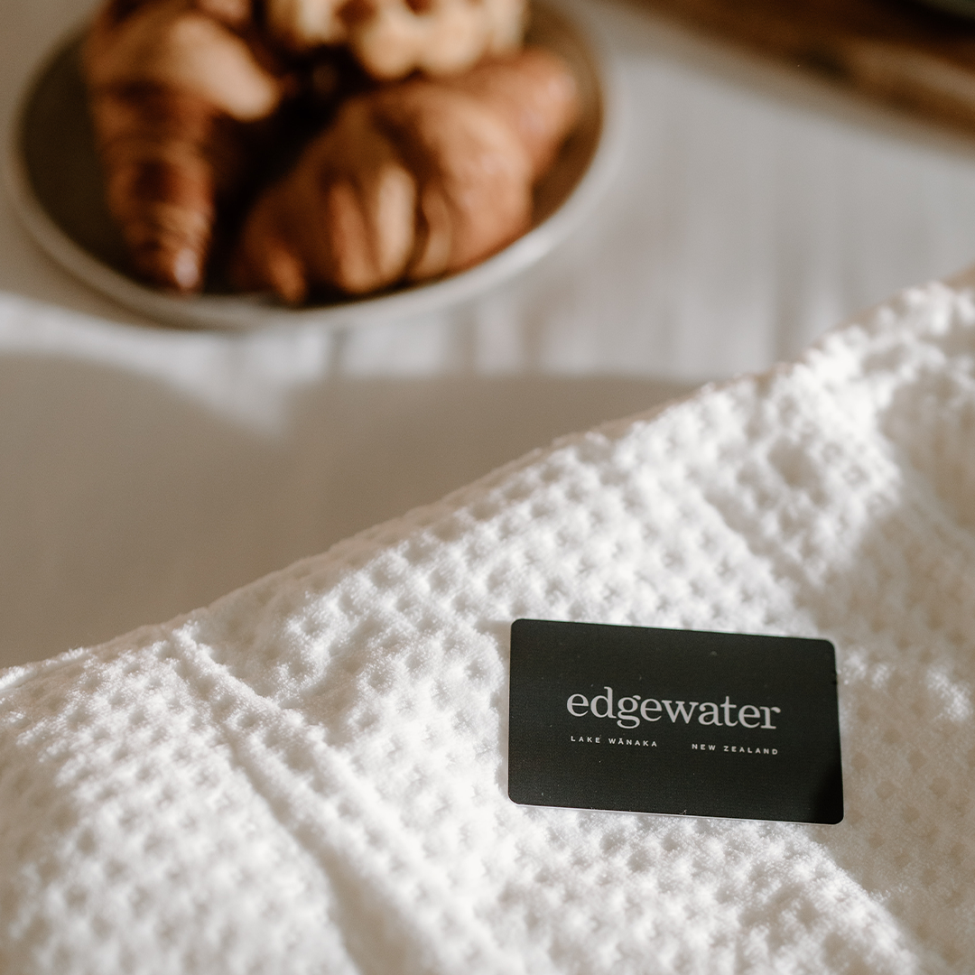"Edgewater Lake Wanaka Gift Card - Unwind and Discover Tranquility in Nature's Embrace