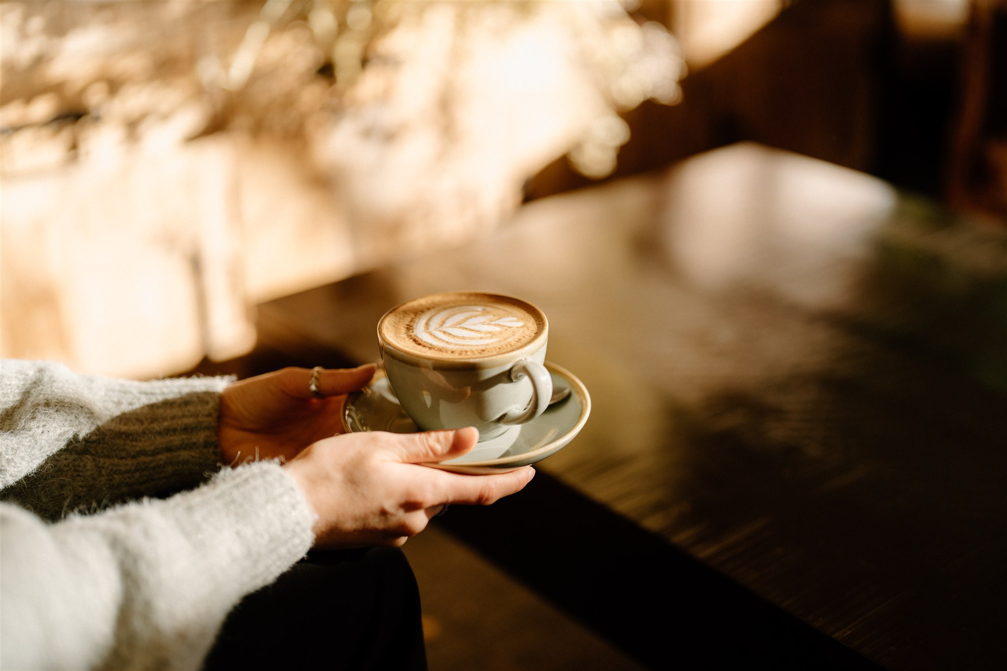 Coffee time at Edgewater.