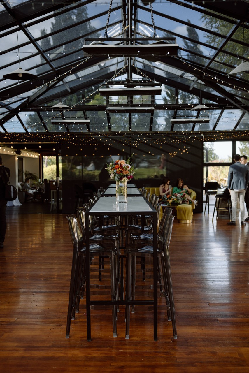 Edgewater's reception, one of the Wanaka wedding venues